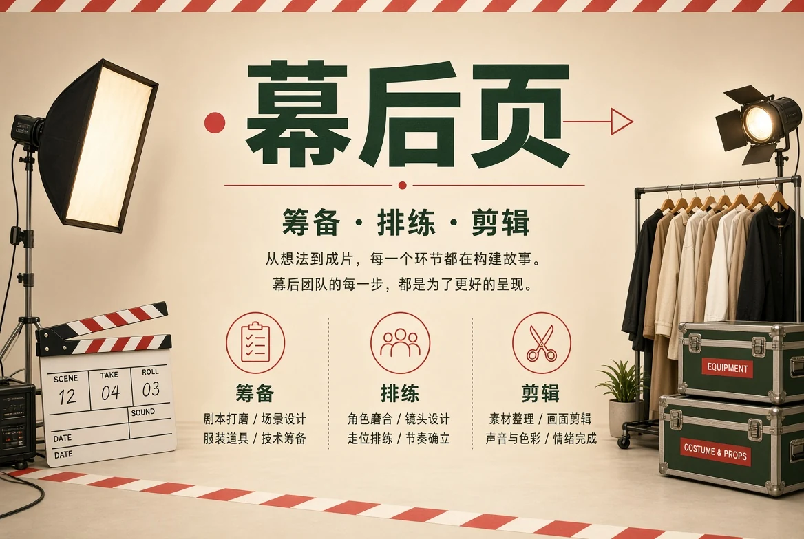 幕后制作流程公开知识